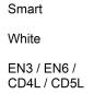 Preview: Smart, White, EN3 / EN6 / CD4L / CD5L.